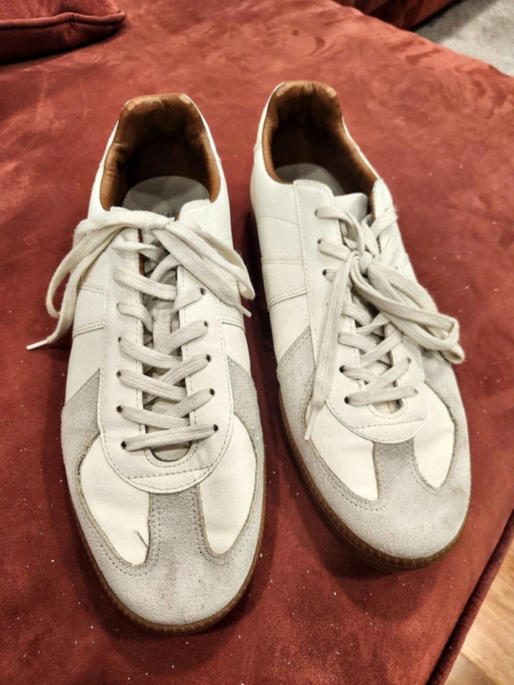 H&M Sneakers White & Brown US 9